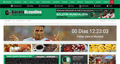 Desktop Screenshot of gacetaucayalina.com