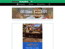 Tablet Screenshot of gacetaucayalina.com